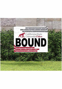 CSU Chico Wildcats 18x24 Retro School Bound Yard Sign