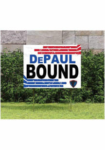 DePaul Blue Demons 18x24 Retro School Bound Yard Sign