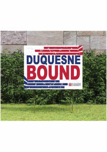 Duquesne Dukes 18x24 Retro School Bound Yard Sign