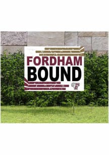 Fordham Rams 18x24 Retro School Bound Yard Sign