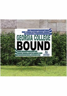 Georgia College Bobcats 18x24 Retro School Bound Yard Sign