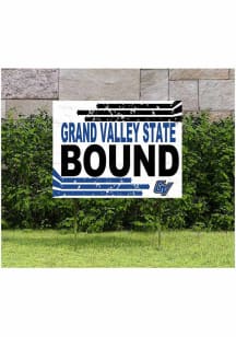 Grand Valley State Lakers 18x24 Retro School Bound Yard Sign