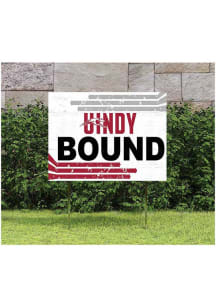 Indianapolis Greyhounds 18x24 Retro School Bound Yard Sign