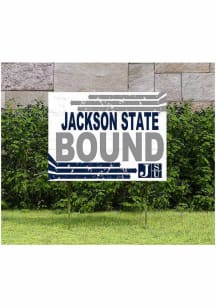 Jackson State Tigers 18x24 Retro School Bound Yard Sign