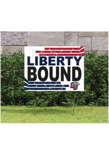 Liberty Flames 18x24 Retro School Bound Yard Sign