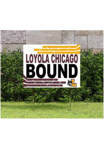 Loyola Ramblers 18x24 Retro School Bound Yard Sign
