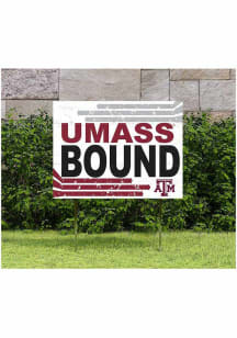 Massachusetts Minutemen 18x24 Retro School Bound Yard Sign