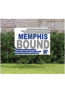 Memphis Tigers 18x24 Retro School Bound Yard Sign