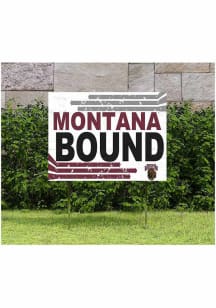 Montana Grizzlies 18x24 Retro School Bound Yard Sign