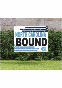 North Carolina Tar Heels 18x24 Retro School Bound Yard Sign