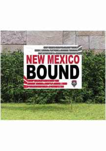 New Mexico Lobos 18x24 Retro School Bound Yard Sign