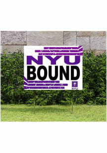 NYU Violets 18x24 Retro School Bound Yard Sign