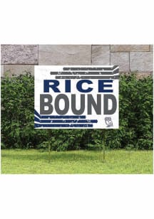 Rice Owls 18x24 Retro School Bound Yard Sign