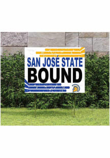 San Jose State Spartans 18x24 Retro School Bound Yard Sign