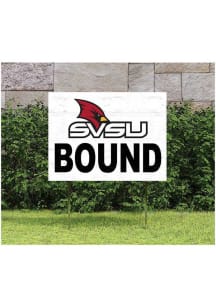 Saginaw Valley State Cardinals 18x24 Retro School Bound Yard Sign