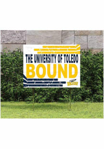 Toledo Rockets 18x24 Retro School Bound Yard Sign
