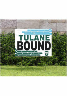 Tulane Green Wave 18x24 Retro School Bound Yard Sign