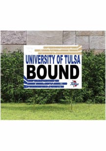 Tulsa Golden Hurricane 18x24 Retro School Bound Yard Sign