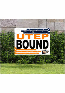 UTEP Miners 18x24 Retro School Bound Yard Sign