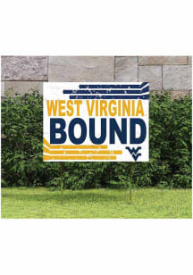 West Virginia Mountaineers 18x24 Retro School Bound Yard Sign