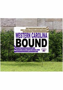 Western Carolina 18x24 Retro School Bound Yard Sign