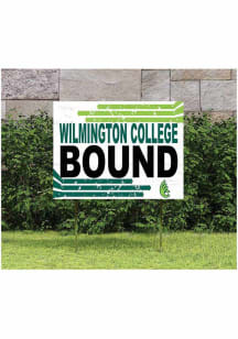 Wilmington College Quakers 18x24 Retro School Bound Yard Sign