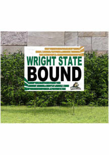 Wright State Raiders 18x24 Retro School Bound Yard Sign