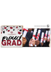 Texas Womans University Proud Grad Floating Picture Frame