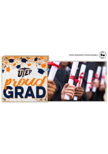 UTEP Miners Proud Grad Floating Picture Frame