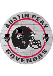KH Sports Fan Austin Peay Governors Weathered Helmet Circle Sign