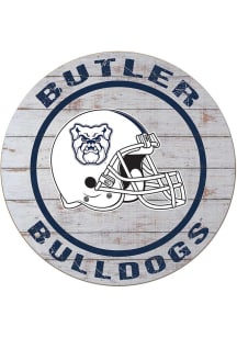 KH Sports Fan Butler Bulldogs Weathered Helmet Circle Sign