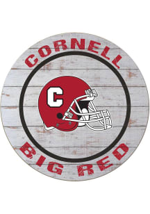 KH Sports Fan Cornell Big Red Weathered Helmet Circle Sign