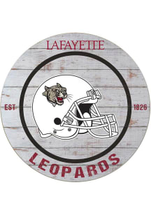 KH Sports Fan Lafayette College Weathered Helmet Circle Sign