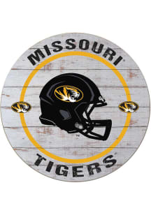 KH Sports Fan Missouri Tigers Weathered Helmet Circle Sign