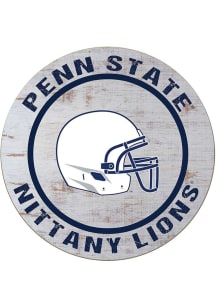 KH Sports Fan Penn State Nittany Lions Weathered Helmet Circle Sign