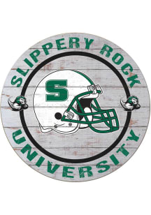 KH Sports Fan Slippery Rock Weathered Helmet Circle Sign