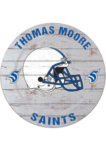 KH Sports Fan Thomas More Saints Weathered Helmet Circle Sign