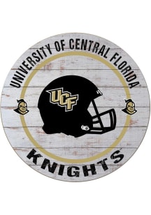 KH Sports Fan UCF Knights Weathered Helmet Circle Sign