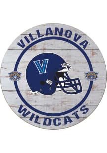 KH Sports Fan Villanova Wildcats Weathered Helmet Circle Sign