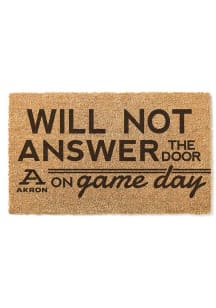 Akron Zips Will Not Answer on Game Day Door Mat