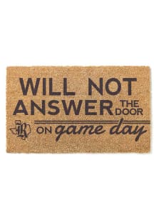 Rice Owls Will Not Answer on Game Day Door Mat