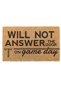 Troy Trojans Will Not Answer on Game Day Door Mat