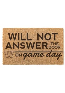Washington Huskies Will Not Answer on Game Day Door Mat