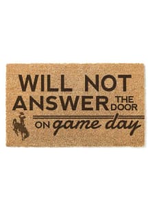 Wyoming Cowboys Will Not Answer on Game Day Door Mat
