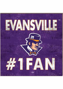 KH Sports Fan Evansville Purple Aces 10x10 #1 Fan Sign