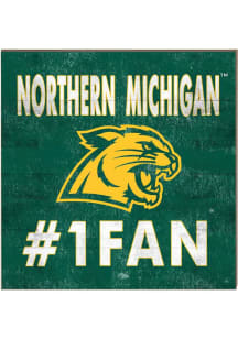 KH Sports Fan Northern Michigan Wildcats 10x10 #1 Fan Sign