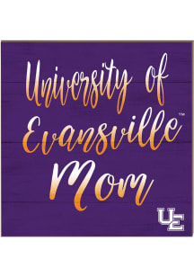 KH Sports Fan Evansville Purple Aces 10x10 Mom Sign