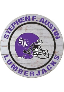KH Sports Fan SFA Lumberjacks Weathered Helmet Circle Sign