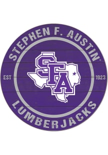 KH Sports Fan SFA Lumberjacks 20x20 Colored Circle Sign