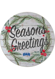 KH Sports Fan UAH Chargers 20x20 Weathered Seasons Greetings Sign
